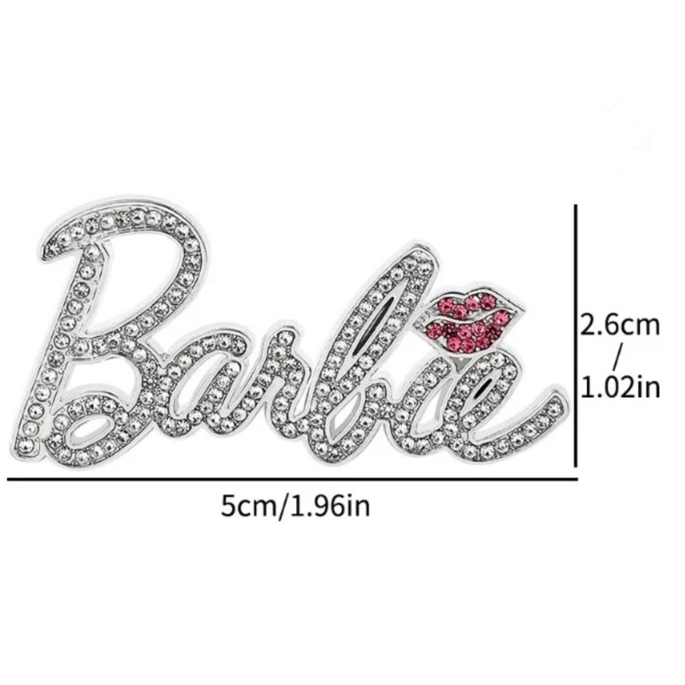 *NEW* Rhinestone Barbie Pin Brooch - Picture 5 of 5